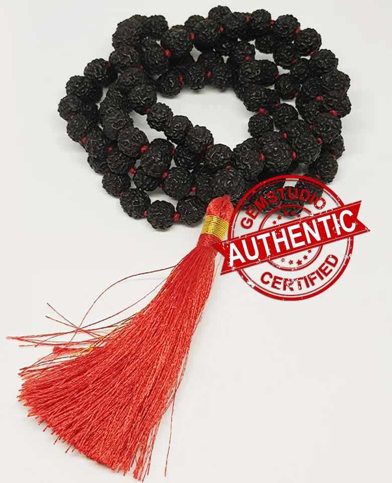 Black Rudraksha Mala