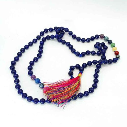 Lapis Lazuli 7 Chakra Mala