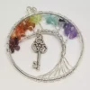 7 Chakra Key Pendant