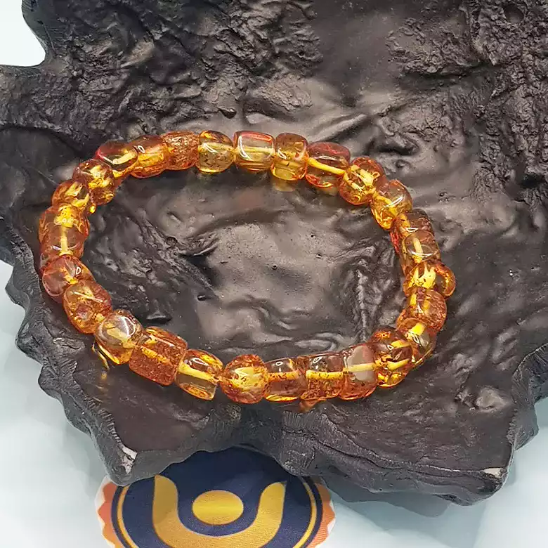 Amber Tumble Bracelet