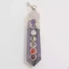 Amethyst 7 Chakra Pendant