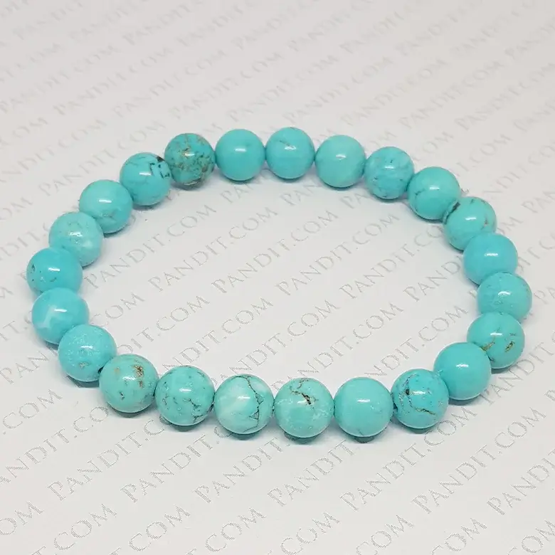 Blue Magnesite Turquoise Bracelet