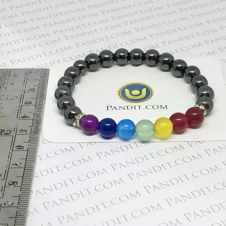 Hematite 7 Chakra Bracelet