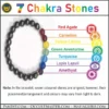 Hematite 7 Chakra Bracelet