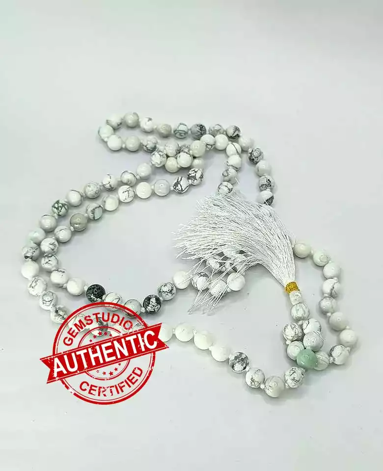 Howlite Mala