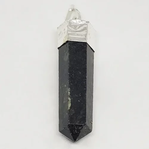 Nuummite Cap Pencil Pendant