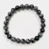 Snowflake Obsidian Bracelet