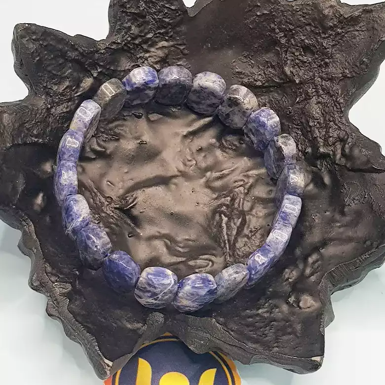 Sodalite Oval Faceted Bracelet